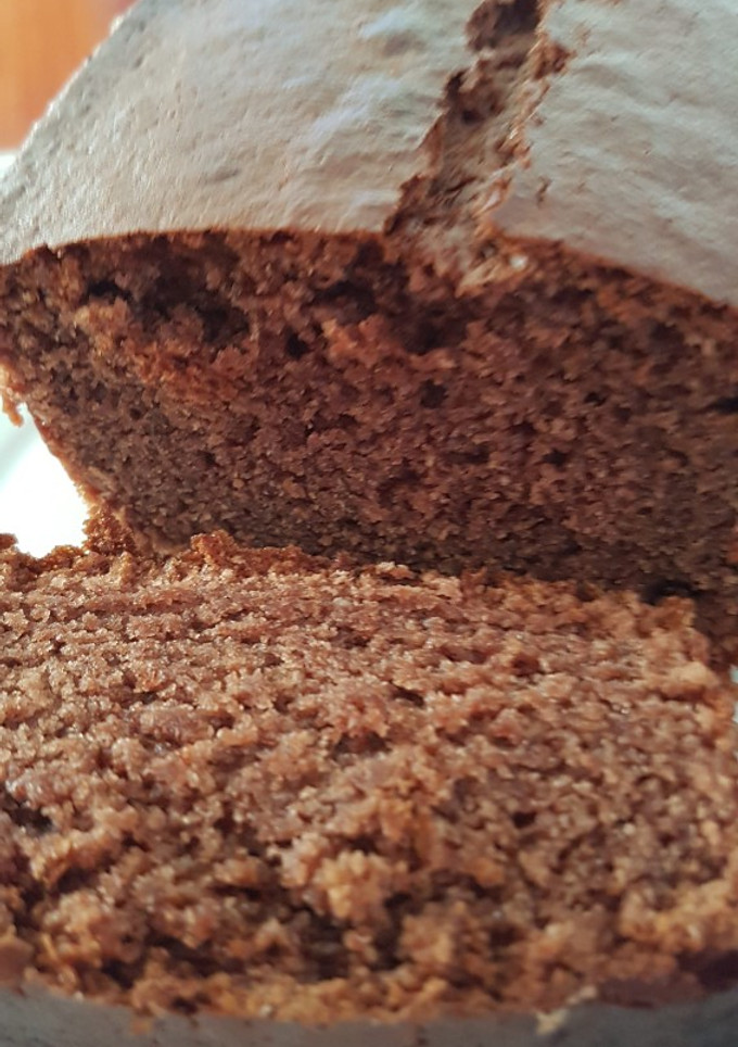 Una foto de Bizcocho de chocolate sin huevo