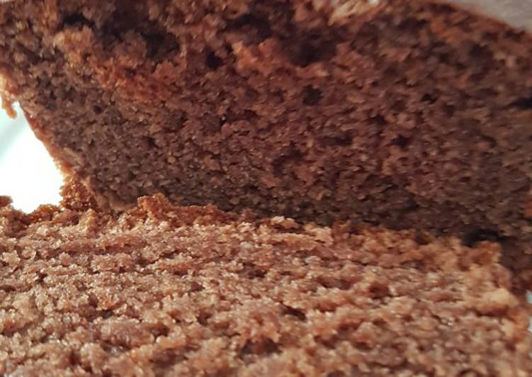 Bizcocho de chocolate sin huevo