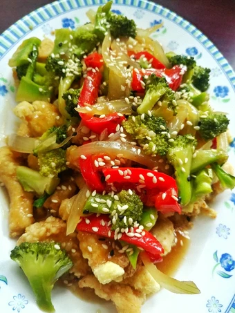 Cara Gampang Membuat Resep (316) Ayam Krispi Siram Brokoli Saus Teriyaki yang Uenak Anti Ribet, Menggugah Selera