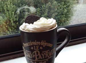 Una foto de Batido tipo Starbucks de Oreo