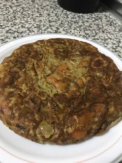 Una foto de Tortilla de boniato o batata