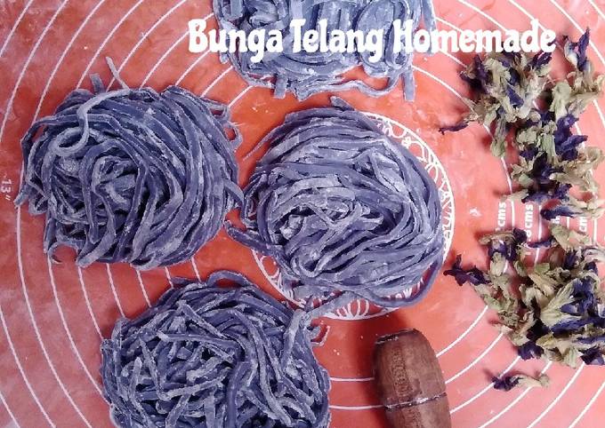 Resep Mie Telur Bunga Telang Homemade Oleh Puji Winarni Cookpad