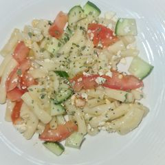 Pasta salad A picture of Pasta salad.