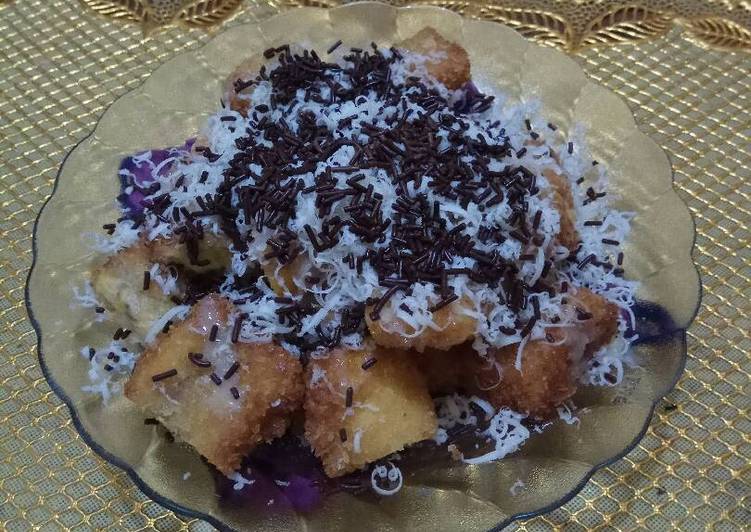 Pisang Crispy Coklat Keju