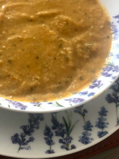 Una foto de Crema de garbanzos