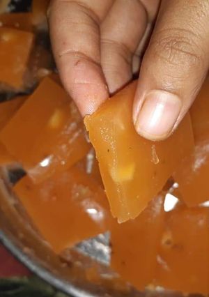 A picture of Karachi halwa.
