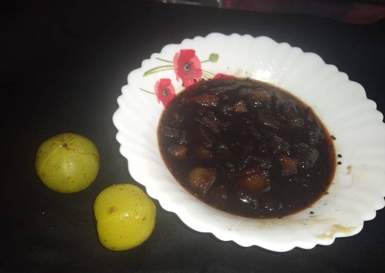 Recipe of Super Quick Homemade Amla ki meethi chutney