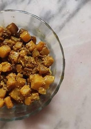 থোড় পোস্ত(Thor posto recipe in Bengali) রেসিপির প্রধান ছবি