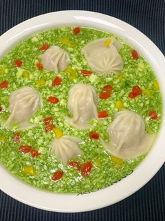 翡翠芙蓉羹湯包 的食譜成品照片