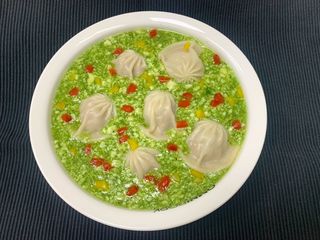 翡翠芙蓉羹湯包