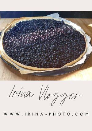 Une photo de Tarte aux brimbelles (myrtilles)☕️