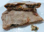 Una foto de calzone integral