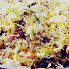 A picture of Veg dum Biryani.