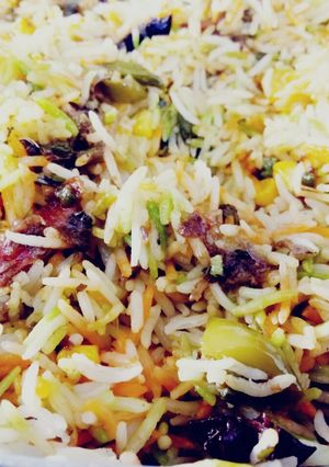 A picture of Veg dum Biryani.