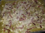 Una foto di lasagne pesto