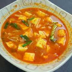 Sup Tahu Asem Manis Pedas ala Korea (tanpa telur) রেসিপির প্রধান ছবি