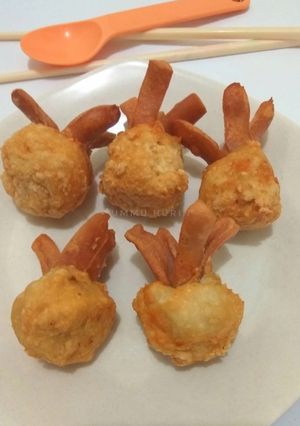 Foto resep Sosis gurita / Ayam gurita goreng / ayam sosis / MPASI