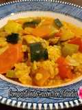 Pollo con arroz y verduras🌺