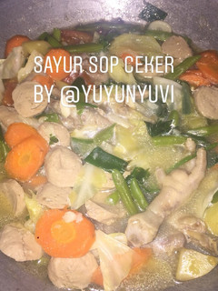 Foto resep Sayur sop ceker