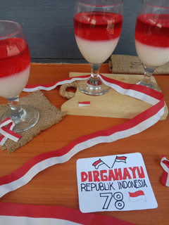 Foto resep Puding merah putih