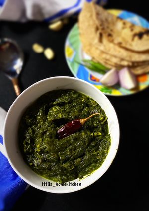 A picture of Sarson ka Saag.