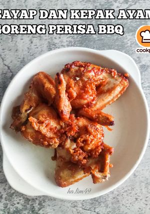 Gambar Sayap Dan Kepak Ayam Goreng Perisa BBQ