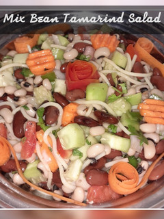 A picture of Mix Bean Tamarind Salad.