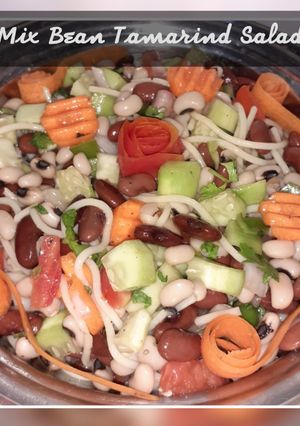 A picture of Mix Bean Tamarind Salad.