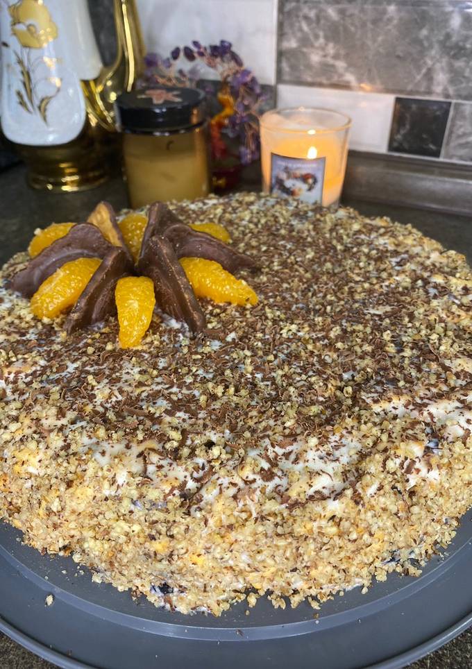 Різдвяний торт із крекеру з сухофруктами🎂