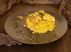 Foto di Quinoa carciofi,zafferano e porri