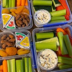 A picture of Healthy Snack Boxes (Meal Prep Idea).