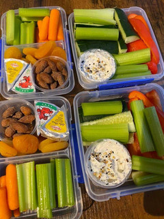 A picture of Healthy Snack Boxes (Meal Prep Idea).