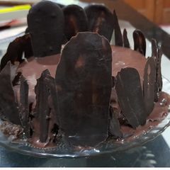 Eggless Chocolate Blueberry cake A picture of Eggless Chocolate Blueberry cake.
