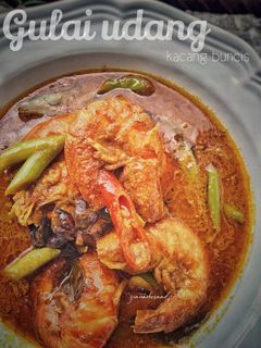 Gambar Gulai udang kacang buncis