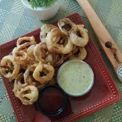 A picture of Onion rings.
