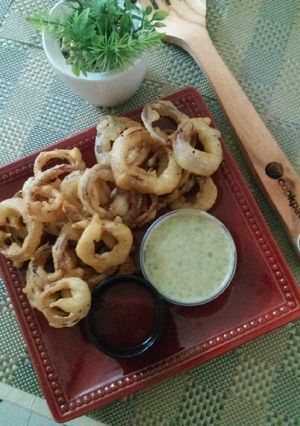 A picture of Onion rings.
