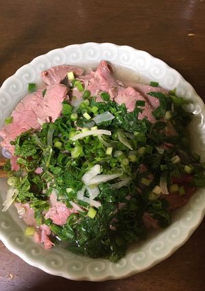 Hình của món Phở bò.