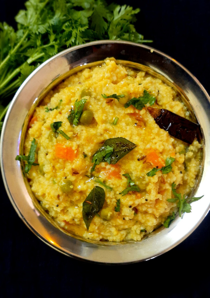 A picture of Barnyard millet khichdi.