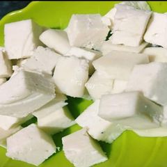 A picture of Homemade Paneer (Cottage Cheese).