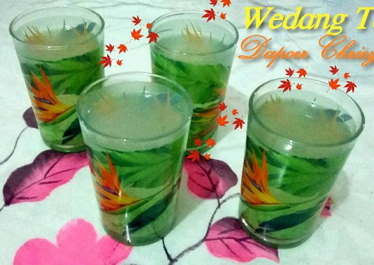 Cara Gampang Membuat Wedang Tape Ketan Ijo, Sempurna