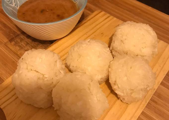 Glutinous ball ricecooker - savoury snack
