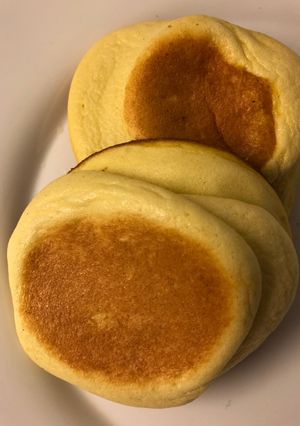 Foto resep Fluffy Japanese Soufflé Pancake (Pancake Fluffy Jepang)