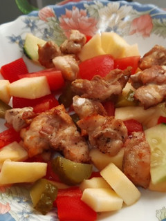 Una foto de Ensalada en honor a Roko