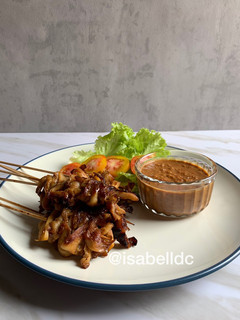 Foto resep 41.Sate Jamur saus kacang (Vegan Menu)