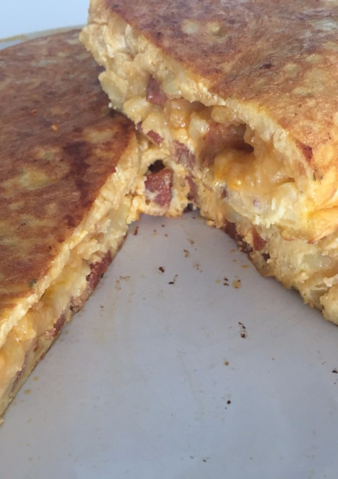 Una foto de Tortilla española con chorizo