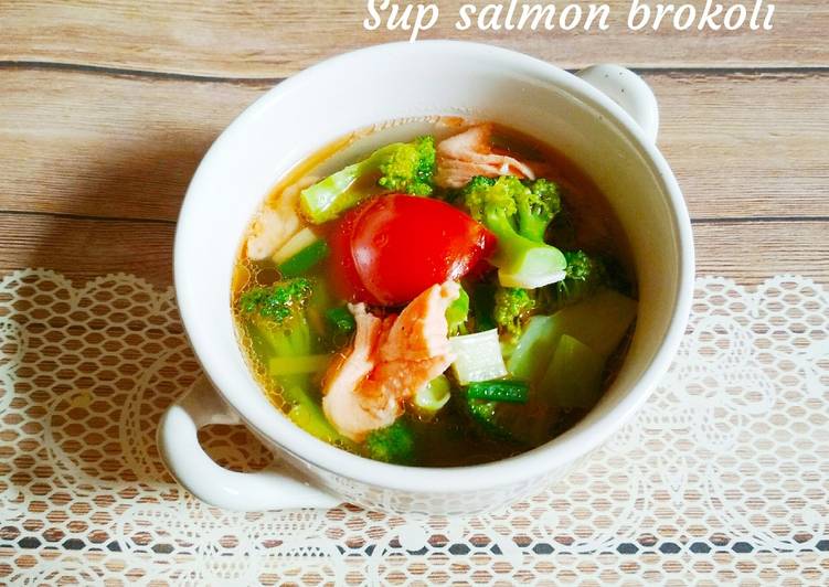 Resep Sup salmon brokoli #SelasaBisa, Enak