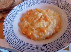 Una foto de Risotto con Calabaza