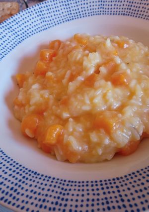 Una foto de Risotto con Calabaza