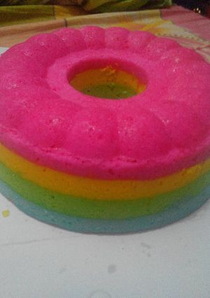 Foto resep Bolu pelangi