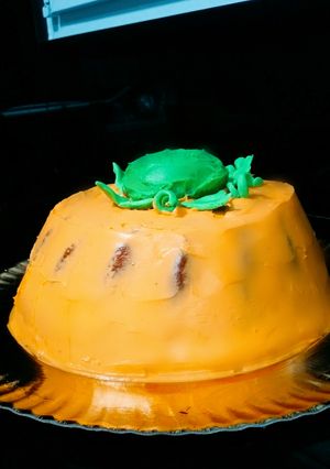Una foto de Tarta de calabaza de Halloween👻